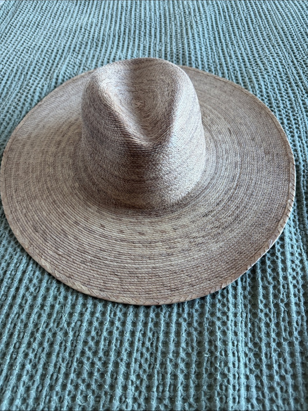 Lack Of Color Wide Brim Straw Fedora in Natural